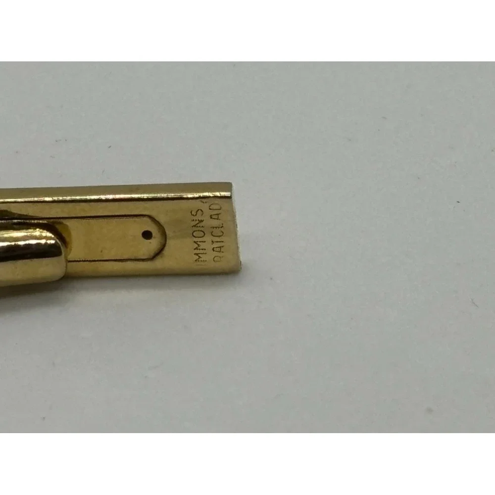 Vintage Tie Bar in‎ Gold Tone with Starburst Detail Simmons Karatklad
